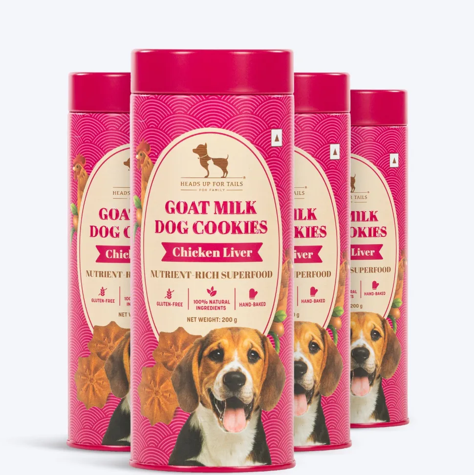HUFT Goat Milk Dog Cookies - Chicken Liver - 200 g