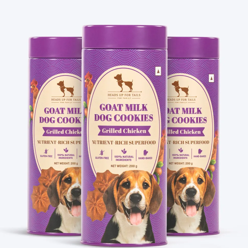 HUFT Goat Milk Dog Cookies - Grilled Chicken - 200 g