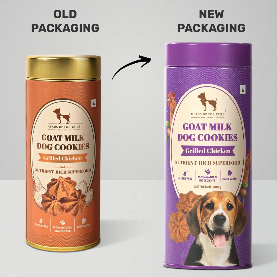 HUFT Goat Milk Dog Cookies - Grilled Chicken - 200 g