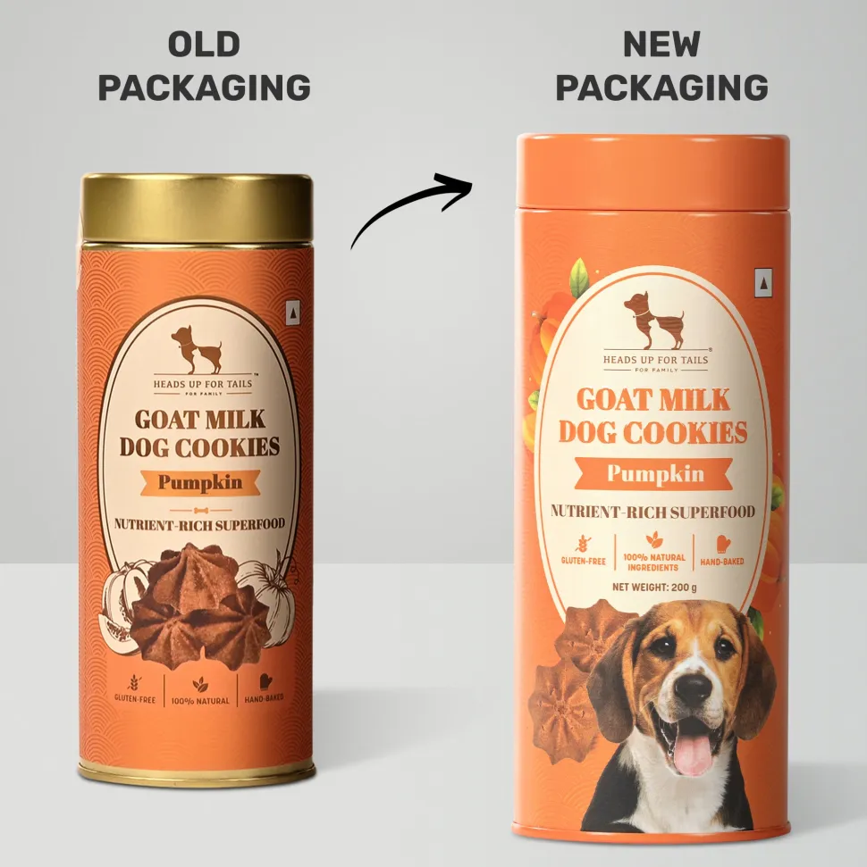 HUFT Goat Milk Dog Cookies - Pumpkin - 200 g