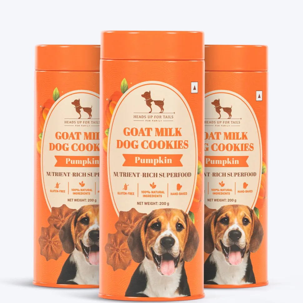 HUFT Goat Milk Dog Cookies - Pumpkin - 200 g