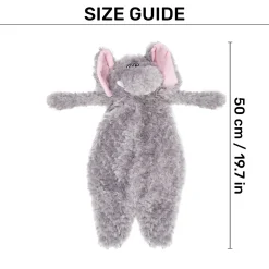 HUFT Goofy Elly Plush Toy For Dog - Grey