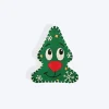 HUFT Goofy Xmas Tree Dog Collar Insert (Green)