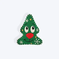 HUFT Goofy Xmas Tree Dog Collar Insert (Green)