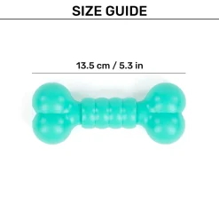 HUFT Happy Bone Chew Toy For Dog - Teal