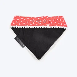 HUFT Heartstrings Printed Scarf For Cat & Puppy - Red