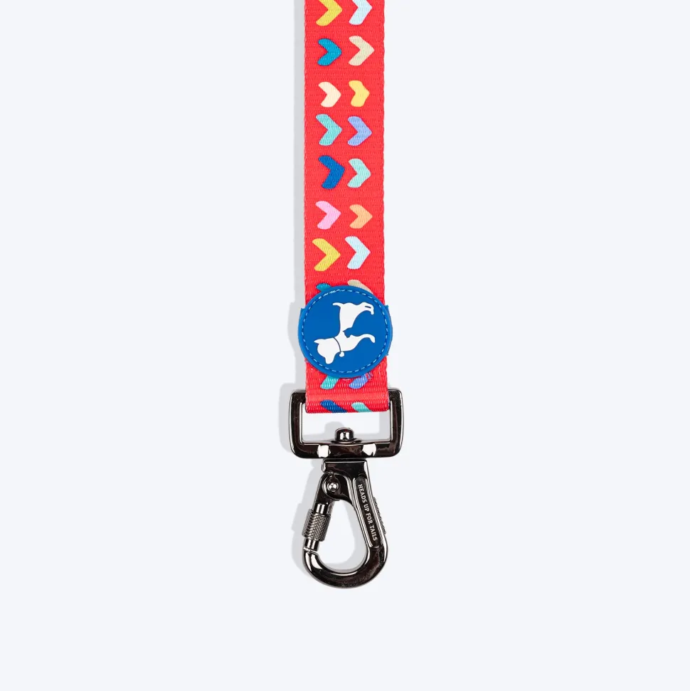 HUFT Heart to Heart Leash For Dog - Red