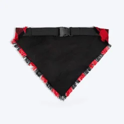 HUFT Holly Jolly Bandana For Dog - Red & Black