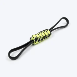 HUFT Infinity Pull Rope Toy For Dog - Black & Neon