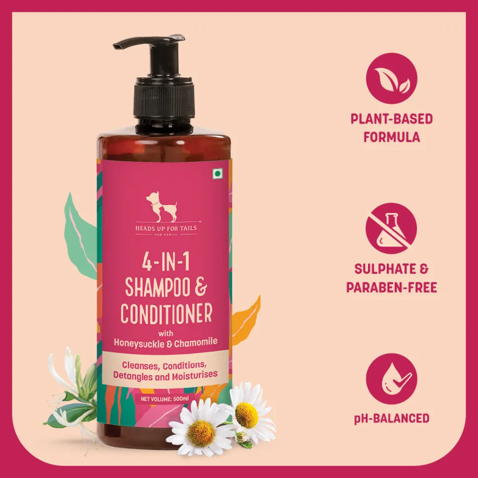 HUFT 4-in-1 Shampoo & Conditioner For Dog