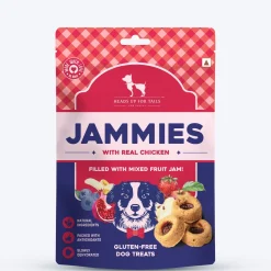 HUFT Jammies - Chicken Filled With Mixed Fruit Jam Dog Treats - 100 g