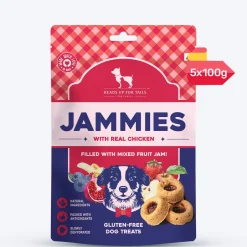 HUFT Jammies - Chicken Filled With Mixed Fruit Jam Dog Treats - 100 g