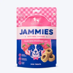 HUFT Jammies - Chicken Filled With Strawberry Jam Dog Treats - 100 g