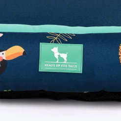 HUFT Jungle Dreams Lounger Bed For Dog - Blue