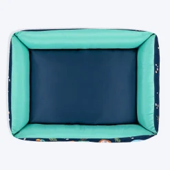 HUFT Jungle Dreams Lounger Bed For Dog - Blue