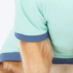 HUFT Jungle Joy Printed T-Shirt For Dog - Light Mint Green