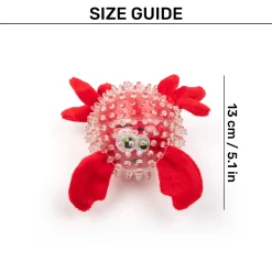 HUFT Lobster Loopster Chew Toy For Dog - Red