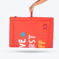 HUFT Love At First Sniff Flat Mat For Dog - Red