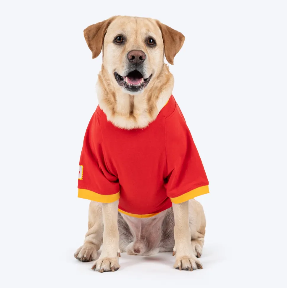 HUFT Love At First Sniff T-Shirt For Dog - Red