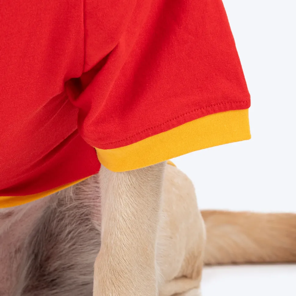 HUFT Love At First Sniff T-Shirt For Dog - Red