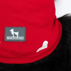 HUFT Lovers Printed T-Shirt For Dog - Red