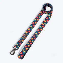 HUFT Love Struck Printed Leash For Dog - Navy Blue