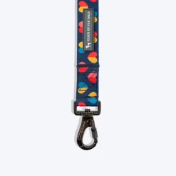HUFT Love Struck Printed Leash For Dog - Navy Blue