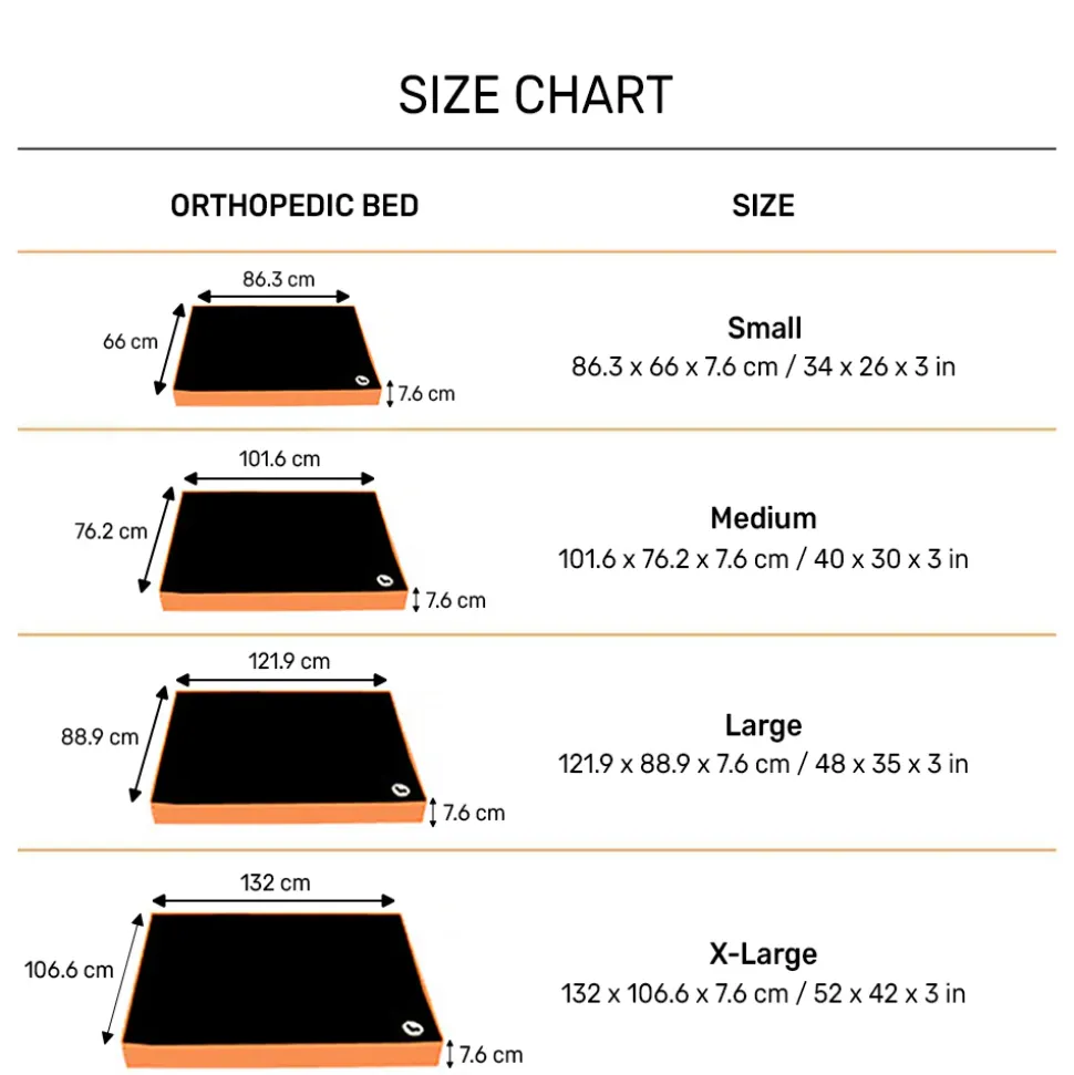 HUFT Made To Order Orthopaedic Dog Bed (Free Bone Cushion)
