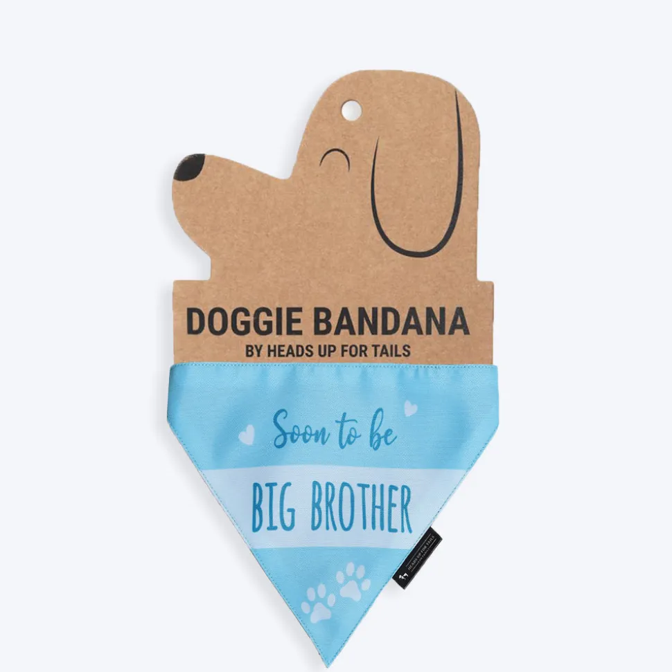 HUFT Made to Order Soon To Be Big Brother / Sister Printed Dog Bandana