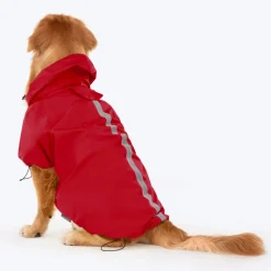 HUFT Magical Mist Dog Raincoat - Red