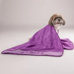 HUFT Microfibre Towel for Dogs - Mauve