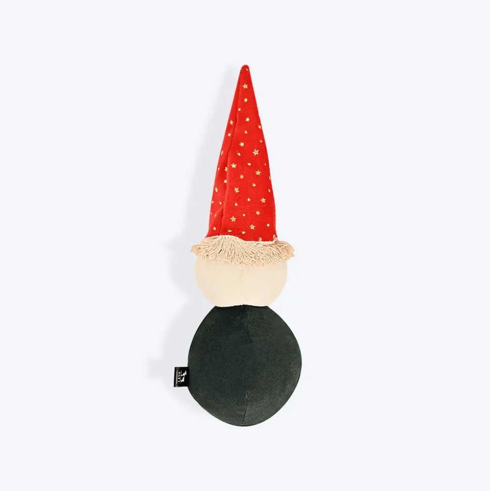 HUFT Mr. Mistletoe Cuddle Dog Toy (Red and Green)