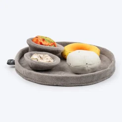 HUFT Naashta Noms Crinkly Dog Toy - Multicolor