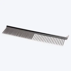 HUFT Narrow & Wide Tooth Stainless Steel Comb For Dogs & Cats
