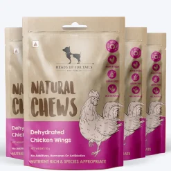 HUFT Natural Chews - Dehydrated Chicken Wings For Dog - 70g