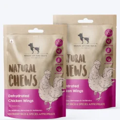HUFT Natural Chews - Dehydrated Chicken Wings For Dog - 70g