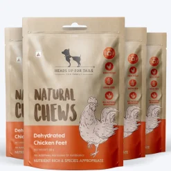 HUFT Natural Chews - Dehydrated Chicken Feet - 80 g - 8 Pcs