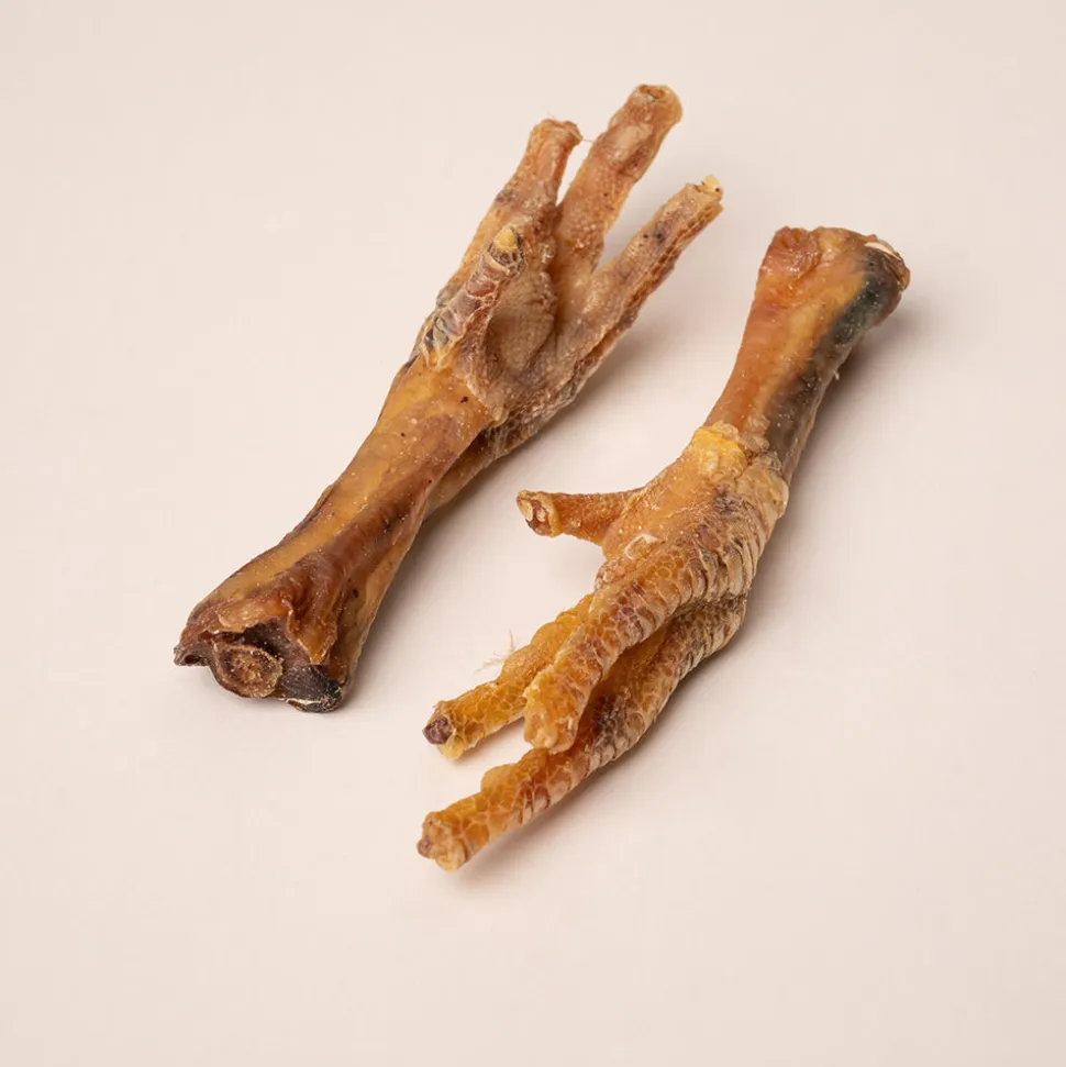 HUFT Natural Chews - Dehydrated Chicken Feet - 80 g - 8 Pcs