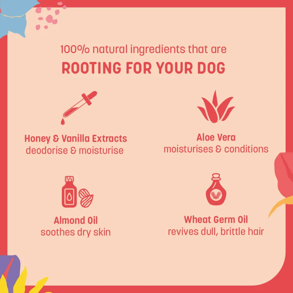 HUFT Natural Shampoo For Puppy - Vanilla & Honey