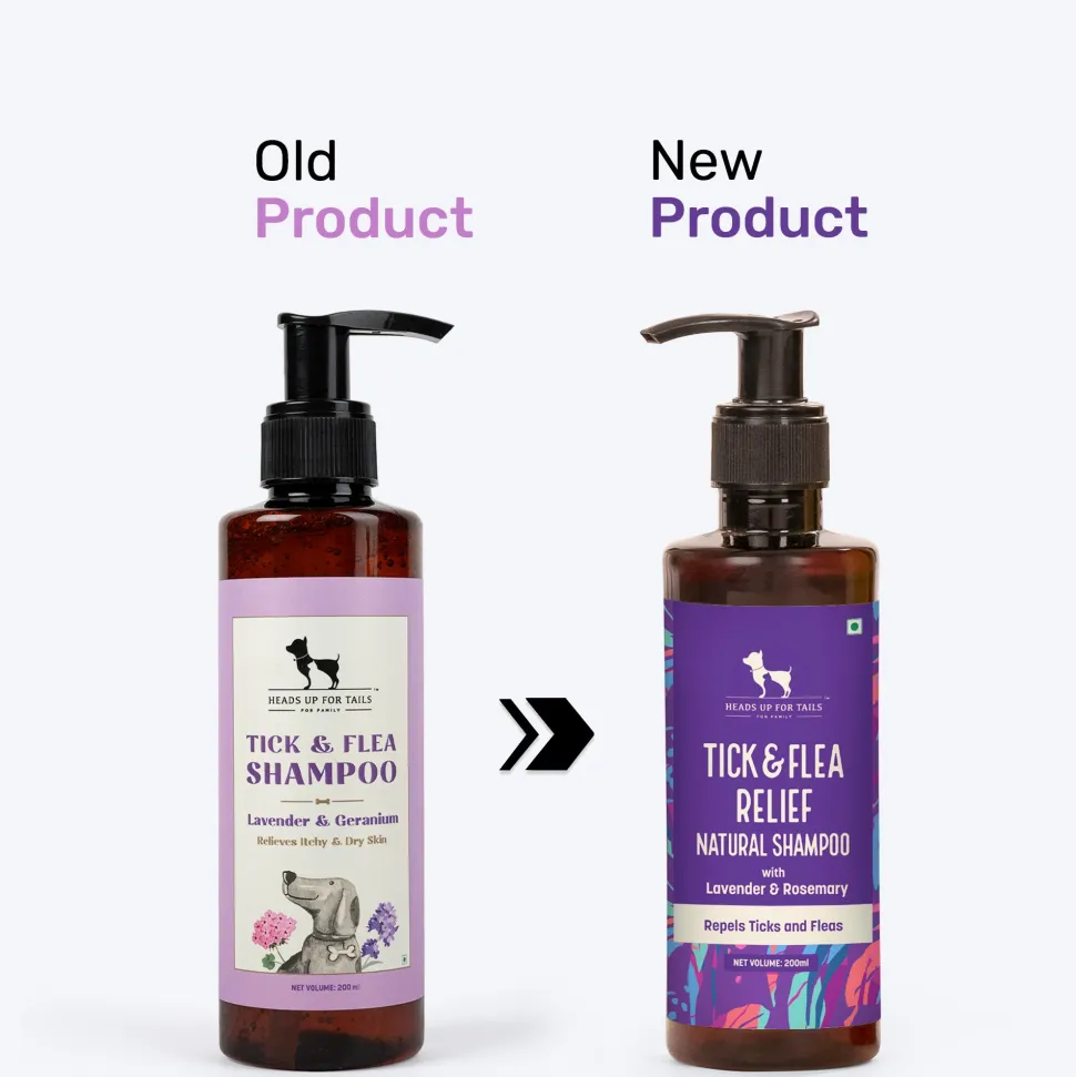 HUFT Natural Tick & Flea Repellent Shampoo For Dog