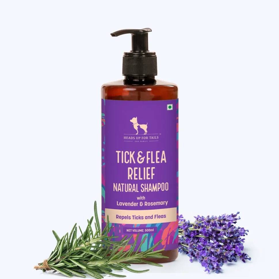 HUFT Natural Tick & Flea Repellent Shampoo For Dog