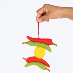 HUFT No-Nazar Crinkly Dog Toy - Multicolor