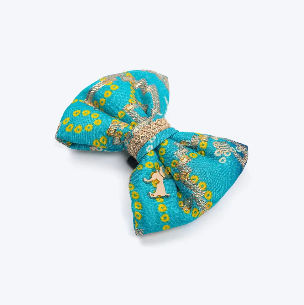 HUFT Noori Bow Tie For Dog - Blue