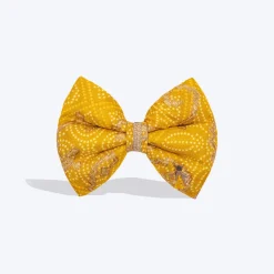 HUFT Noori Bow Tie For Dog - Yellow