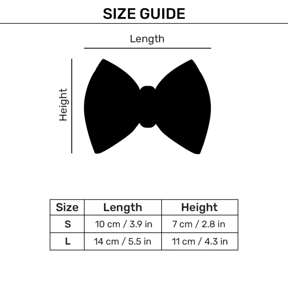 HUFT Noori Bow Tie For Dog - Yellow