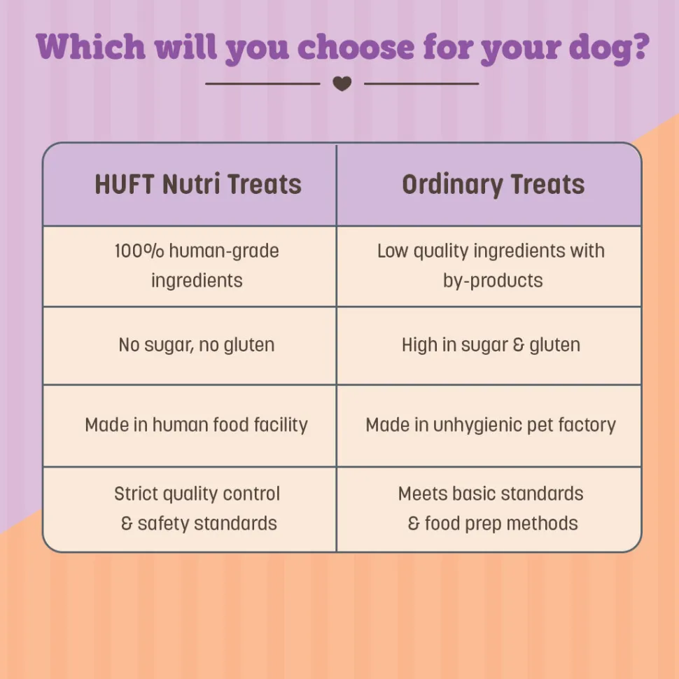 HUFT Nutri Treats For Dogs - Digestive Health - 150 g