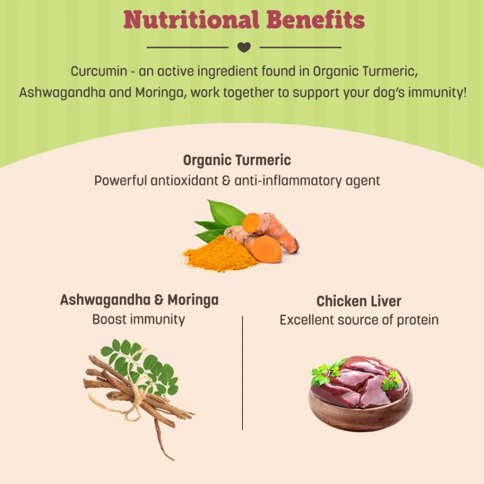 HUFT Nutri Treats For Dogs - Immunity Support - 150 g
