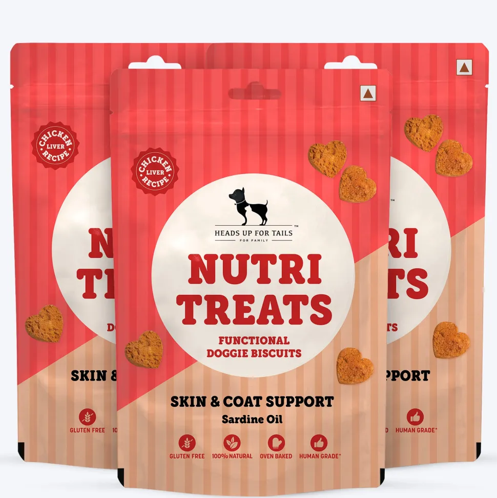 HUFT Nutri Treats For Dogs - Skin & Coat Support - 150 g