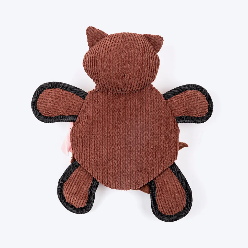 HUFT Ollie the Owl Snuffle Toy for Dog - Pink & Brown