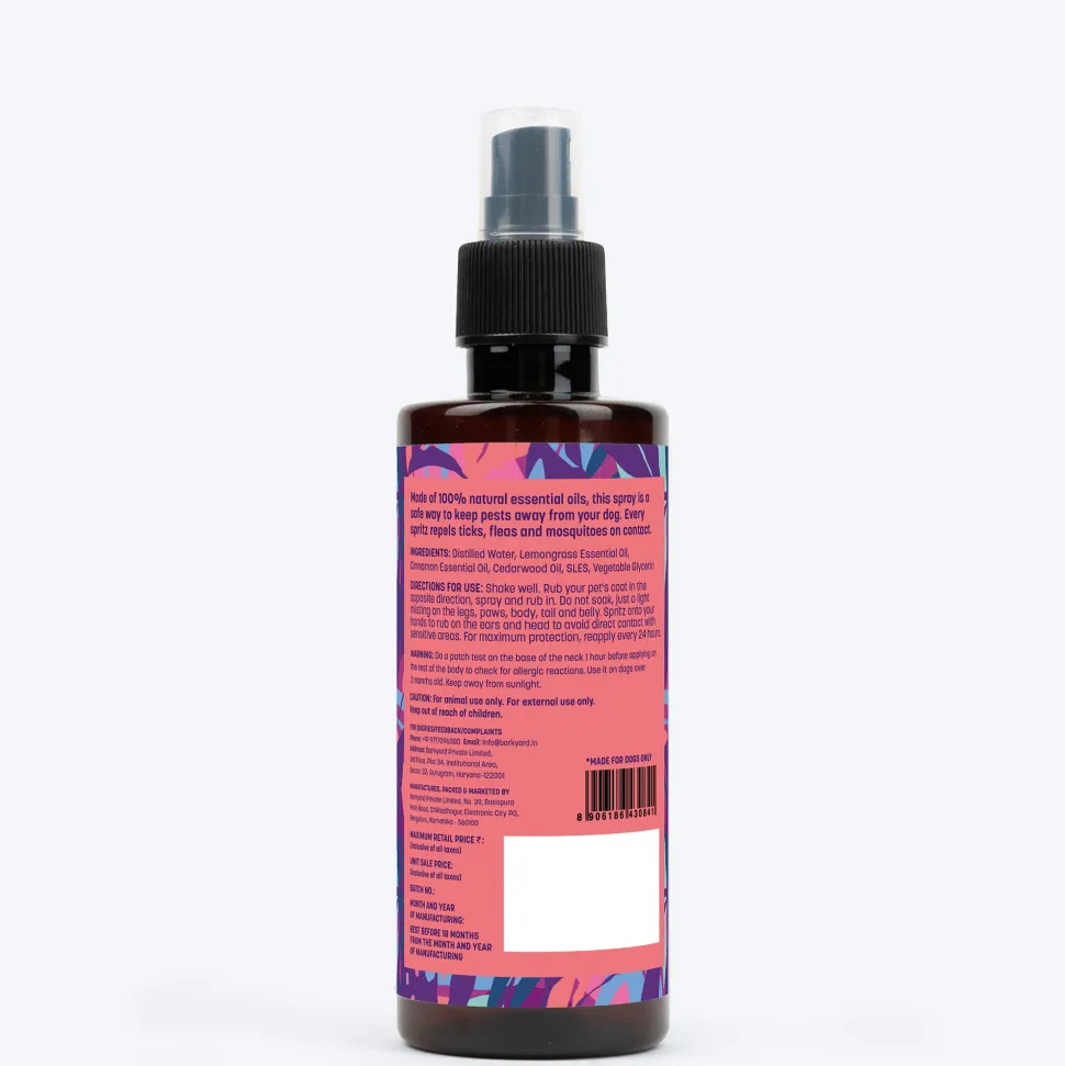 HUFT Organic Anti-Tick and Flea Spray for Dog - 200 ml